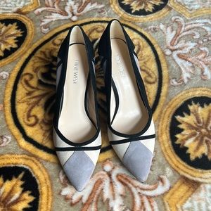 Suade Nine West Multicolored Heels Size 7.5